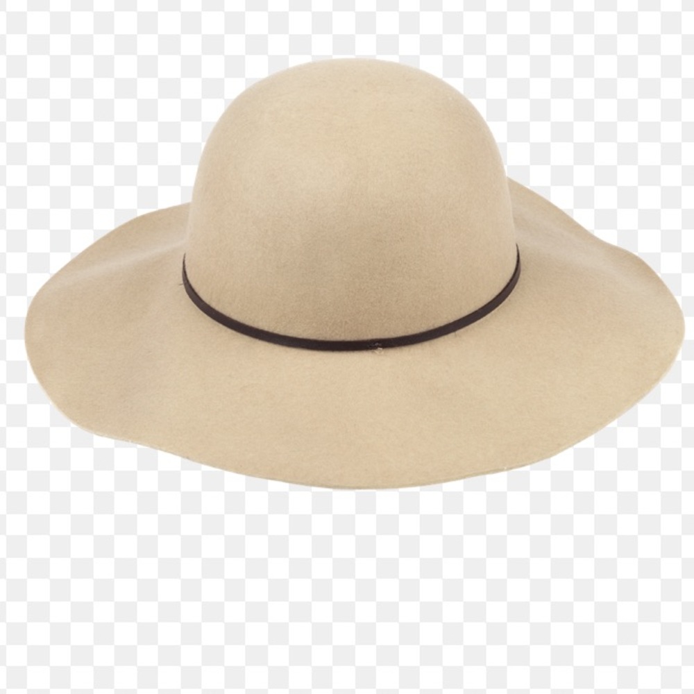Personalized wool floppy hat